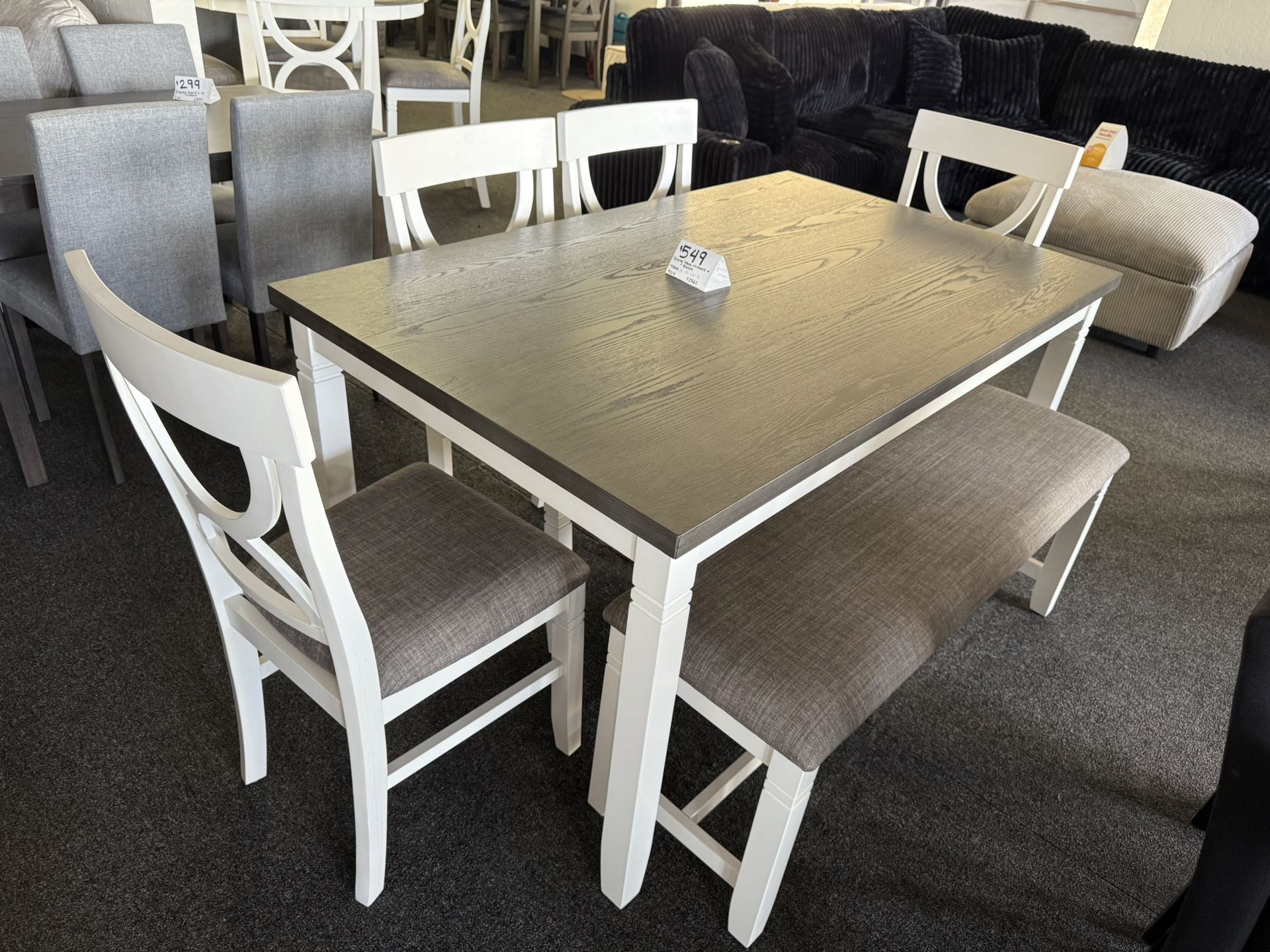 Dining Table With 4 Chairs And A Bench