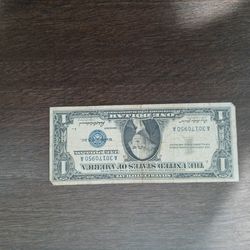 Blue Certificate Dollar Bill
