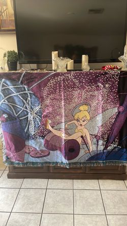 Tinker bell throw blanket