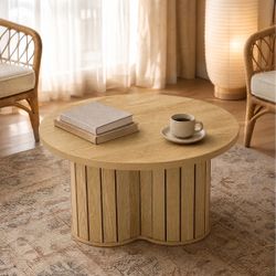 Round coffee table