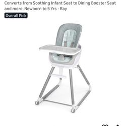 Ingenuity Beanstalk Baby to Big Kid 6-in-1 High Chair