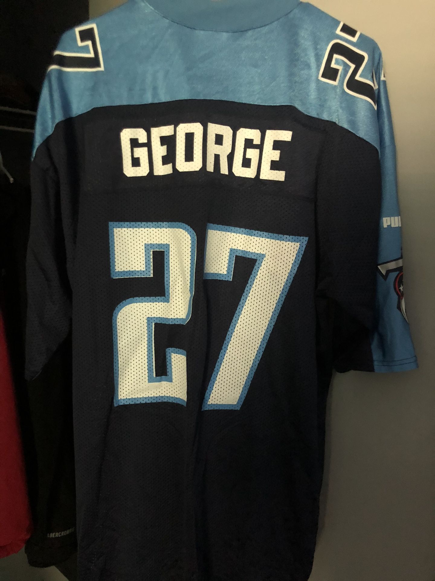 Puma Eddie George Titans Jersey