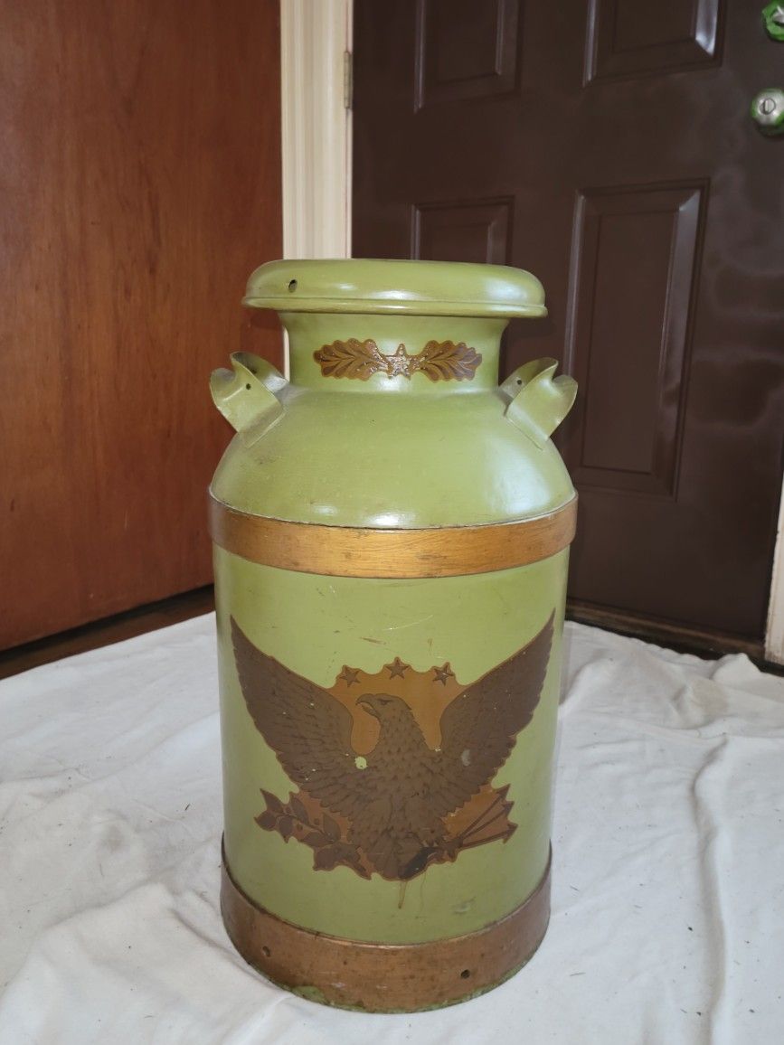 Antique Historic US "Eagle" Milk Can