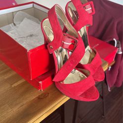 Guess Red Heels 