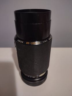 Zoom Lens 80-200mm f4.5 Kiron for Canon FD Manual Focus