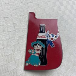 Disney Vintage Coca Cola Lilo And Stitch Pin 
