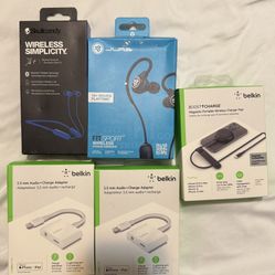 Electronics Earbuds And Phone Chargers 