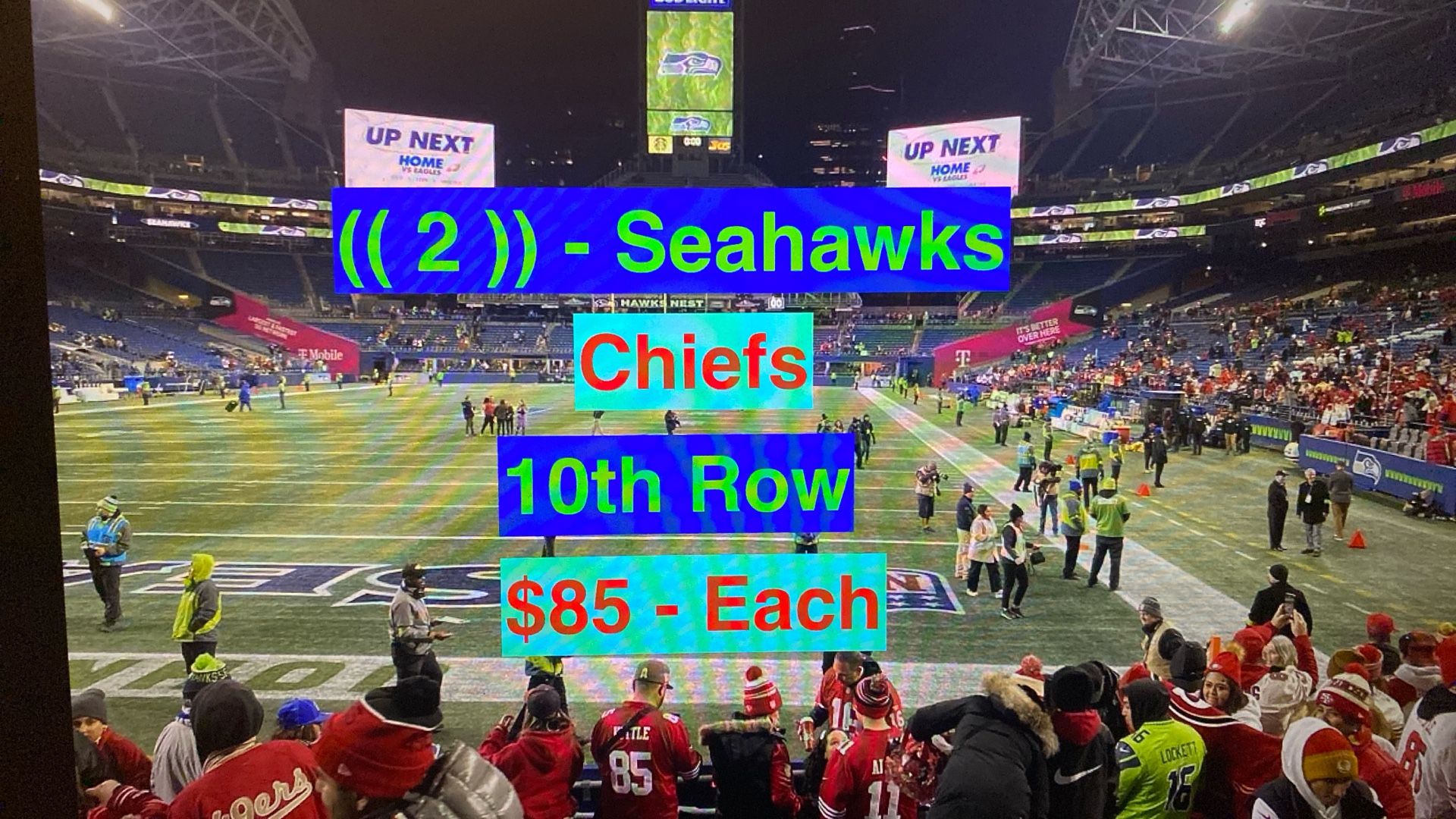 Seahawks Chiefs Tickets