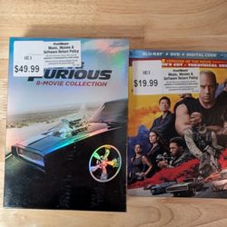 Fast And Furious Movies. Never Been Opened.$10.00.