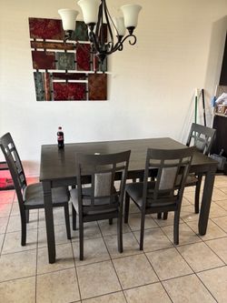 Table and chairs