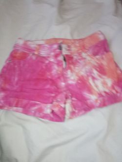 Total girl tye dye shorts