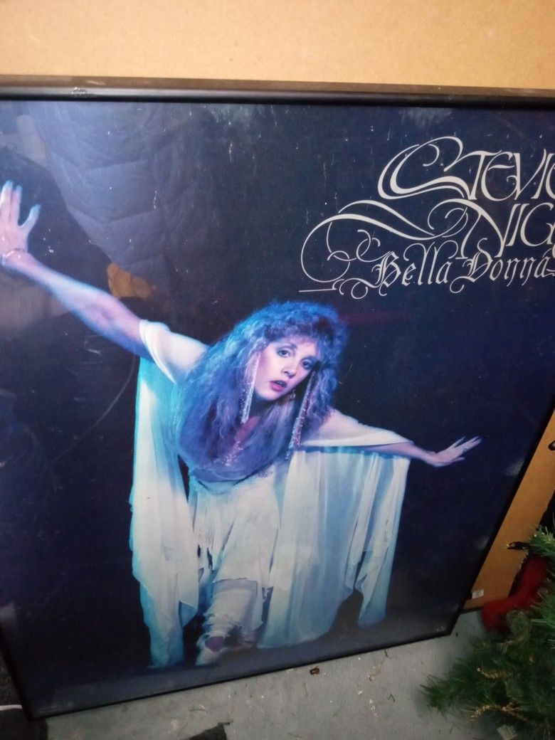 Stevie Nicks Bella Donna Promo Poster Framed Original