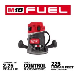 M18 FUEL 18V Lithium-Ion Cordless Brushless 1/2 in. Router (Tool-Only) 