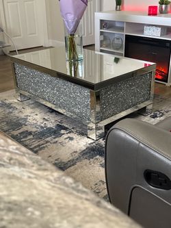 Diamond Glass Table