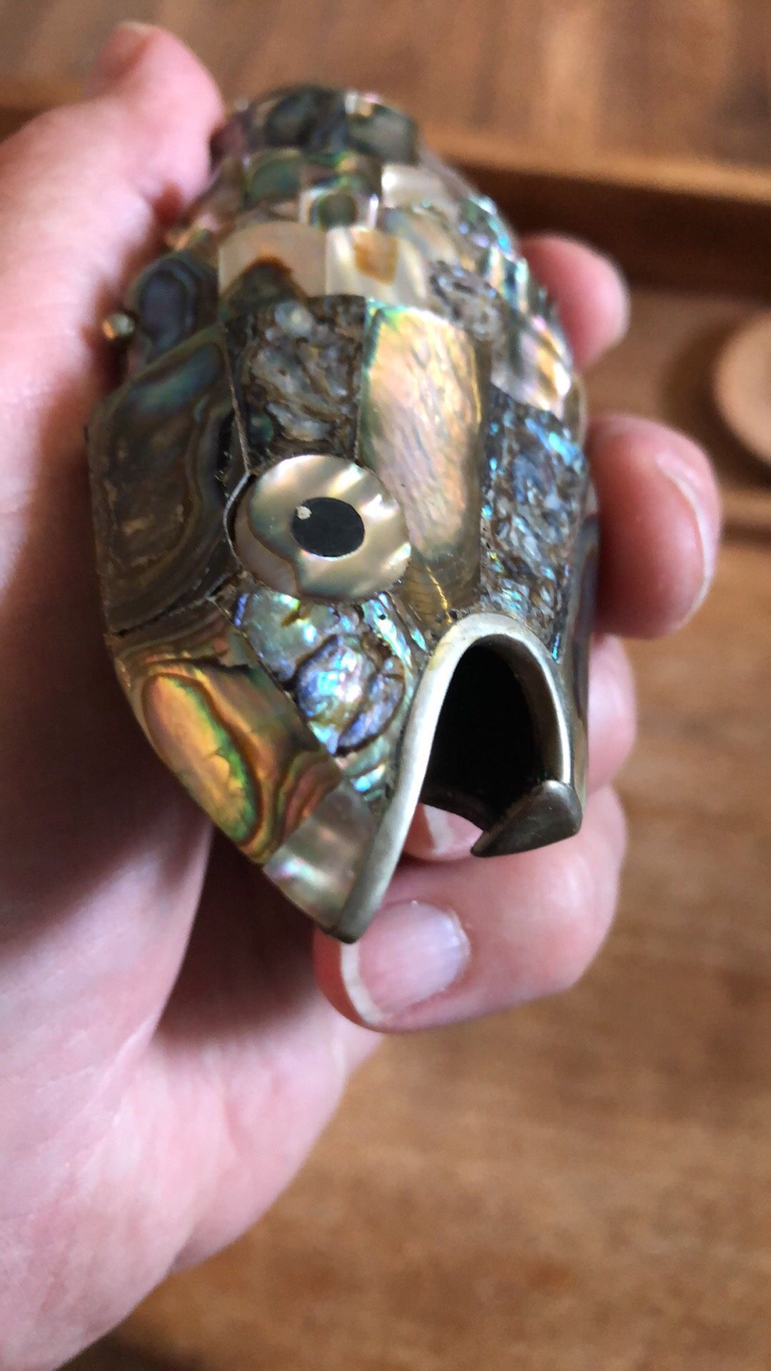 Antique Abalone Bottle Opener