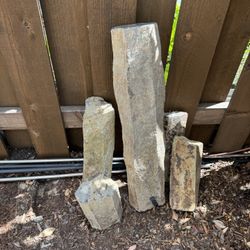 Rock fountain - 5 pieces plus fill in rock/gravel