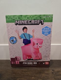 Minecraft- Pig Ride On - Kid Costume