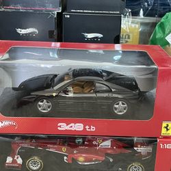 Ferrari 348tb Hot wheels Black 1/18