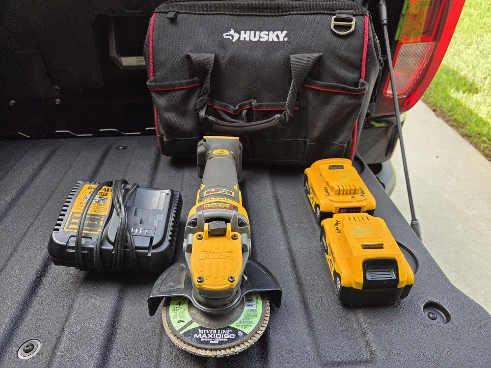 5" Dewalt Battery Grinder