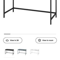 IKEA Navy Blue Desk