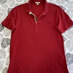 Burberry Hartford Medium Men's Red polo 
