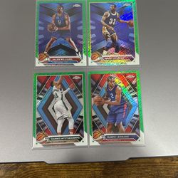 Topps Chrome - Many Green Refactors - $5 each