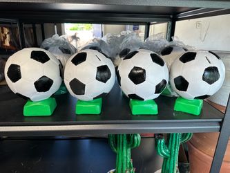 Piggy bank decoration football soccer