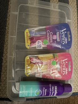 Women’s Razors and shaving gel