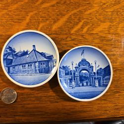 Royal Copenhagen Alumina Plaquette Set Of 2