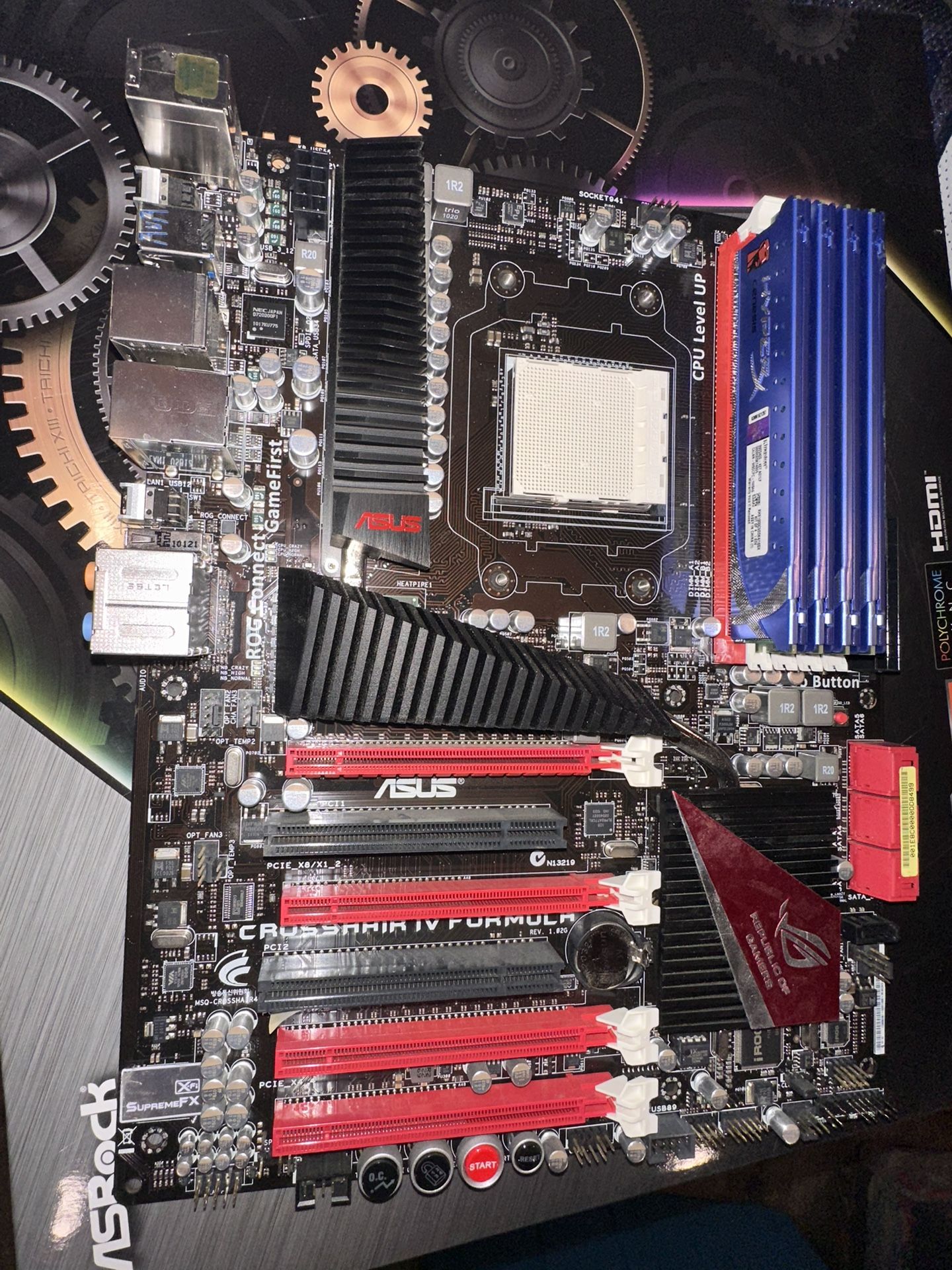 Asus Crosshair IV Formula Motherboard & 16GB Kingston DDR3 RAM Bundle