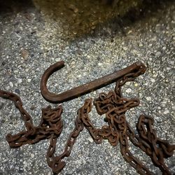 Hook. And. Chain.   25 Feet.     (. Solid. ).     For.  Towing. 