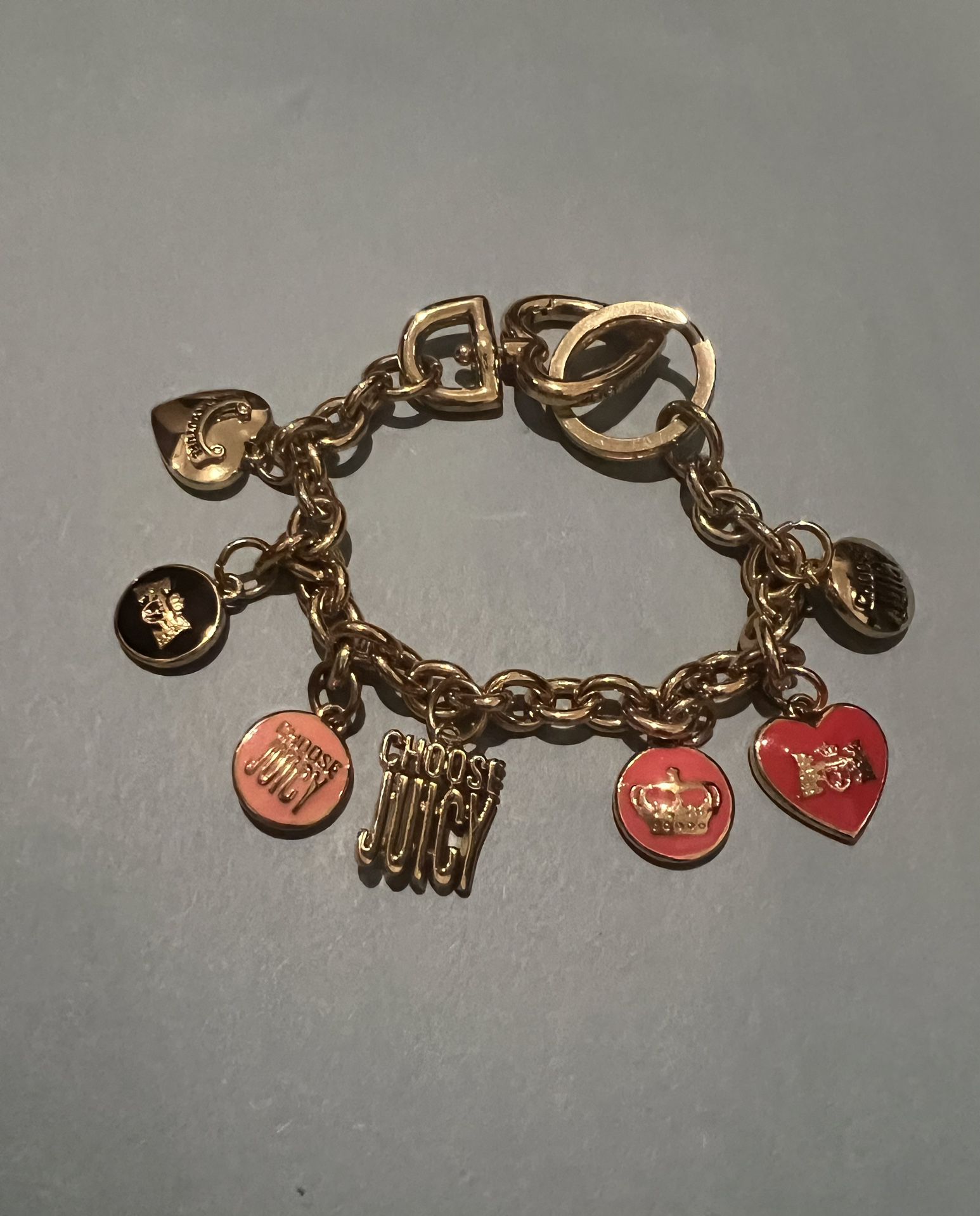 Y2K Juicy Couture Charms Keychain/ Purse Clip