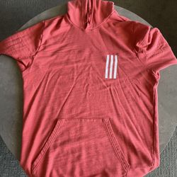 Pre-Owned Men’s Adidas GT6210 Post Game Lite Hoodie Salmon color Pullover Size M