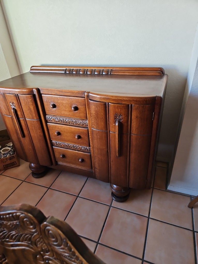 Buffet Antique Excellent Quality! ALL Wood