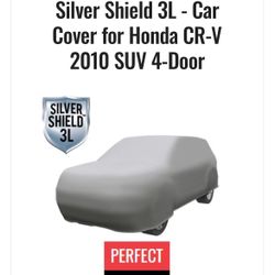 Silver Car Cover for Honda CR-V 2010 SUV 4-Door