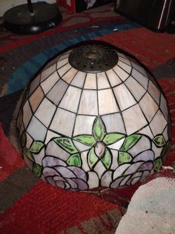 Tiffany style lamp shade very inexpensive and ready for a new home