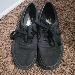 Black Vans- Size 13.5