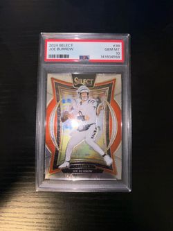 Panini Select 2024 #39 Joe Burrow PSA 10