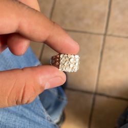Sliver Nugget Ring