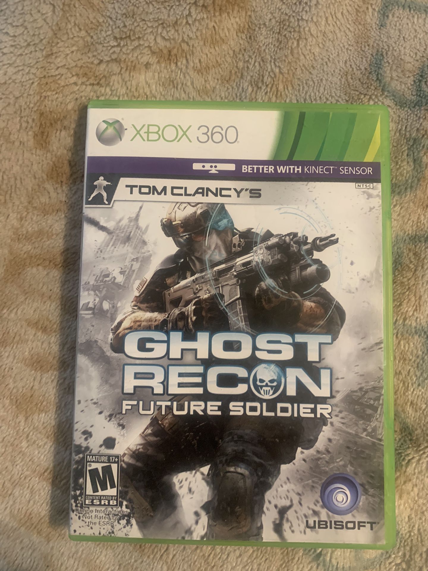 Ghost Recon Future Soldier For Xbox 360 Comes With Case Book And Game
