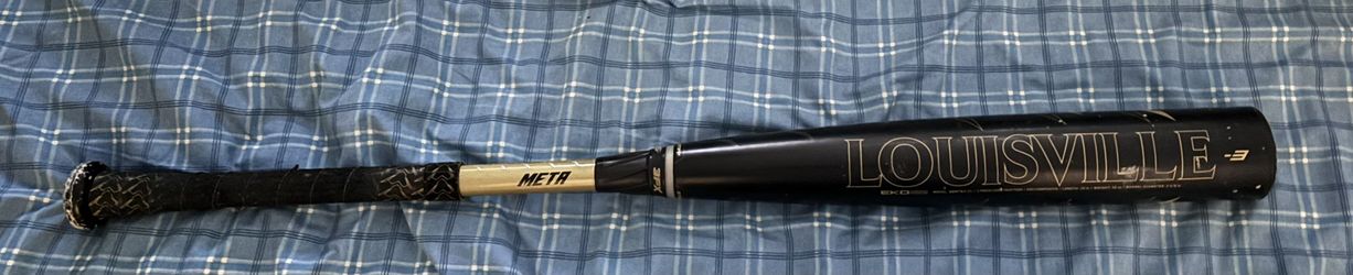Used 2021 Louisville Slugger Meta Bat BBCOR Certified (-3) 3 Piece | 33 Inch