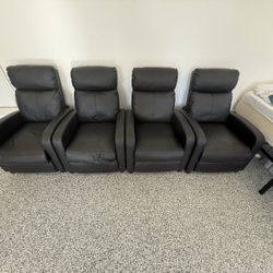 For reclining lounge chairs that we used in our garage man cave