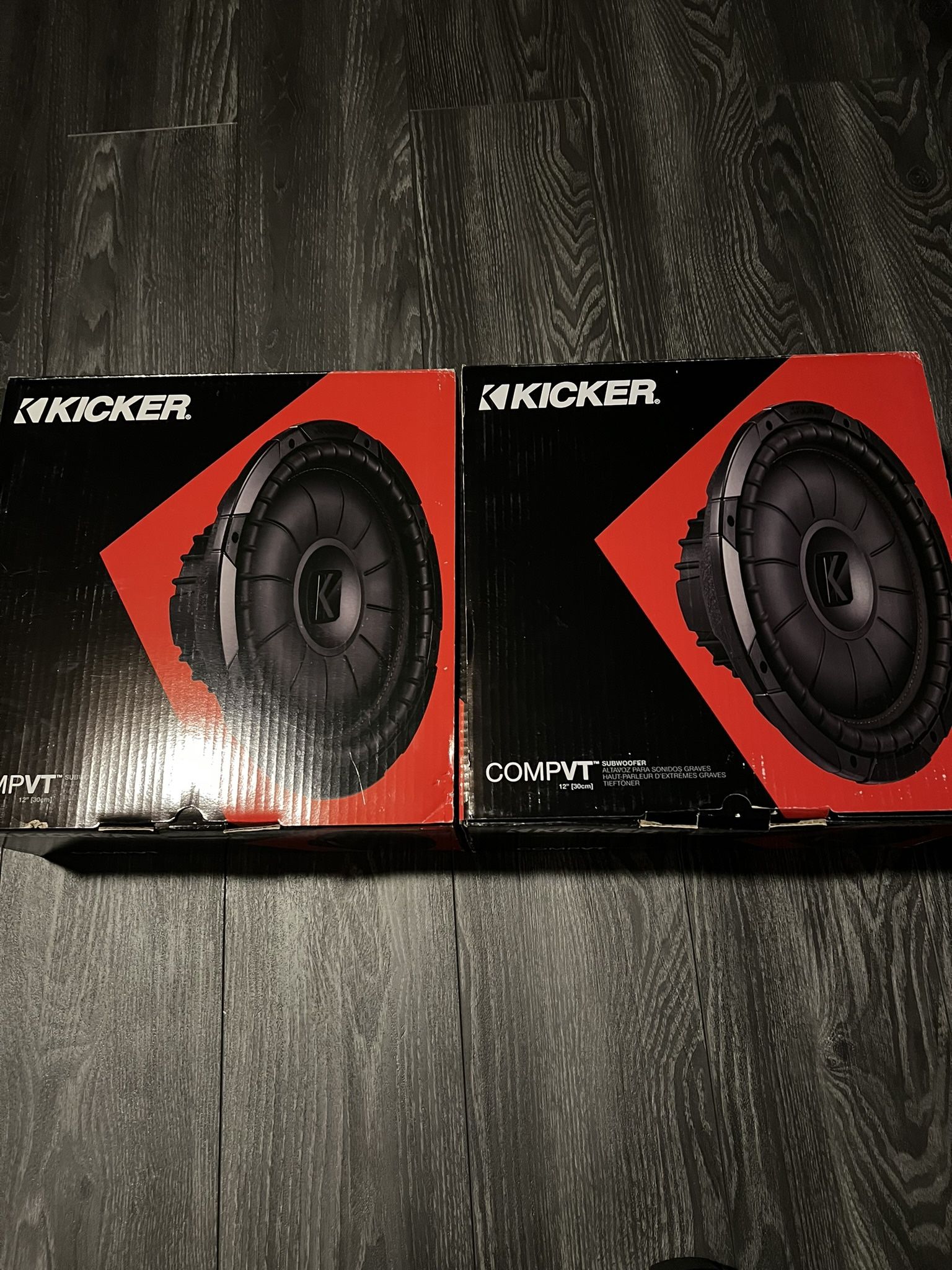 12” brand new slim kicker subwoofer
