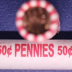 2025 P Penny Brilliant Uncirculated 1 Roll Philadelphia Mint