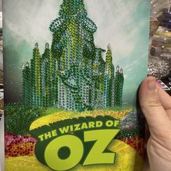 Wizard Of Oz Novel with Embellished Cover Art. 