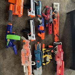 Lot of Nerf Guns