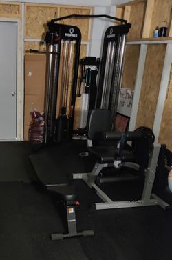 Gym Equipment For Sale. Infared Sauna, Inspire Functional Machine , Hex Bar/Straight Bar With Weights