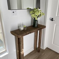 Rustic Farmhouse Console Table 