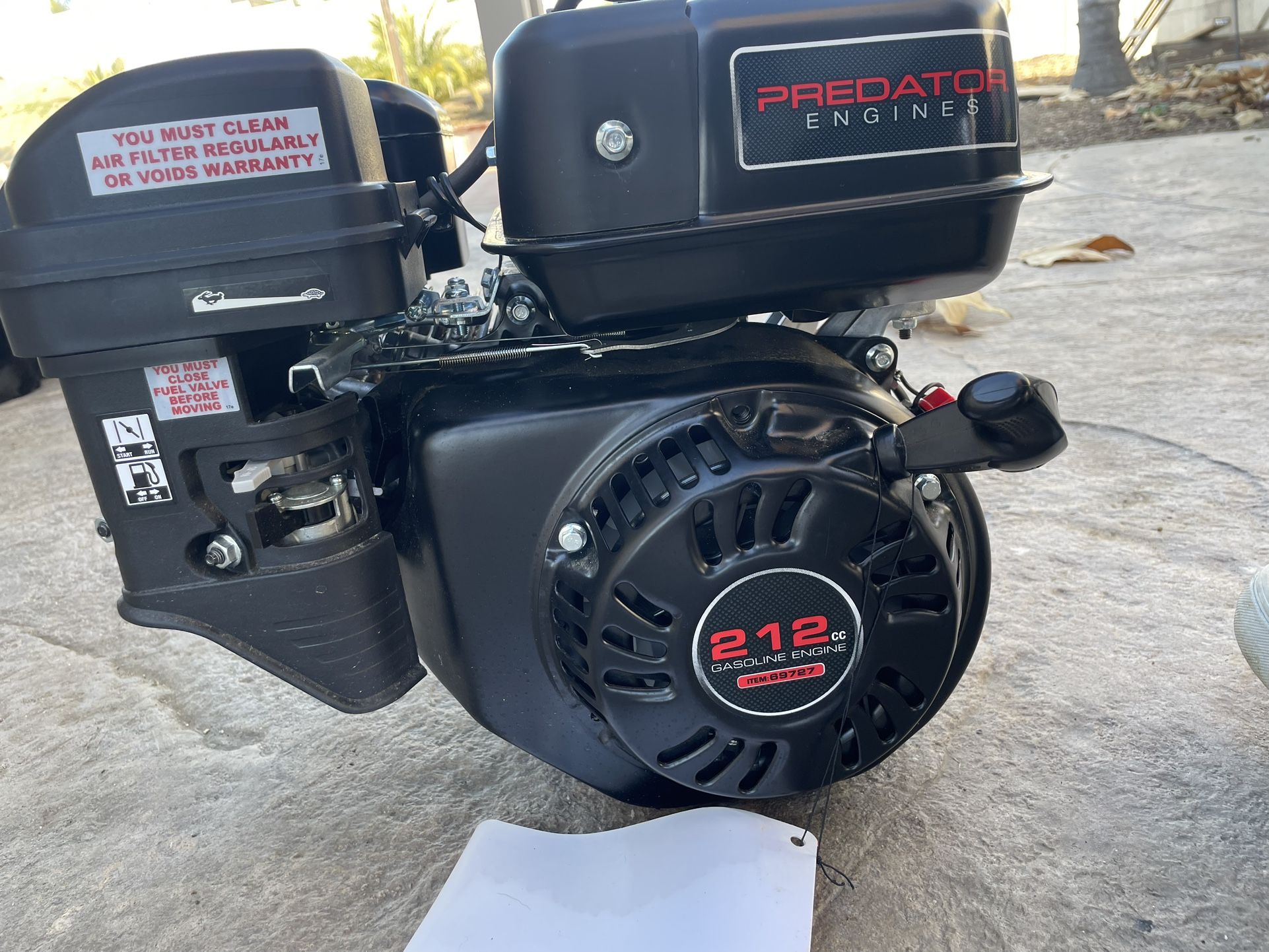 212cc Predator Engine