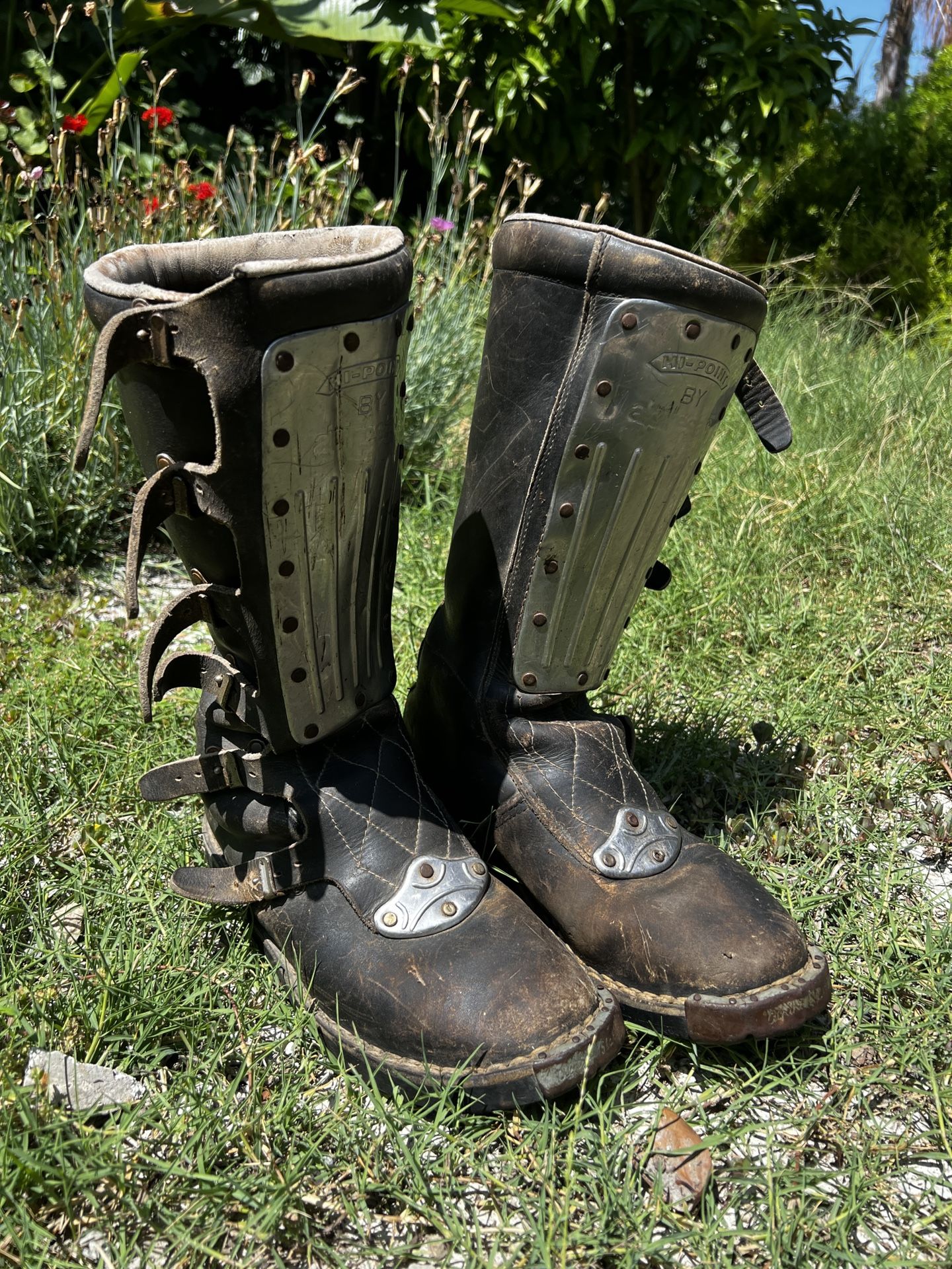 Vintage motocross boots sales